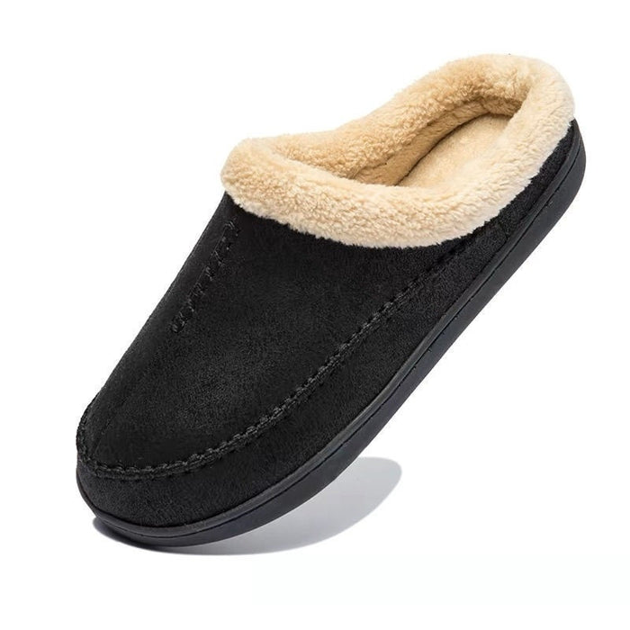 Fur-Lined Home Slippers