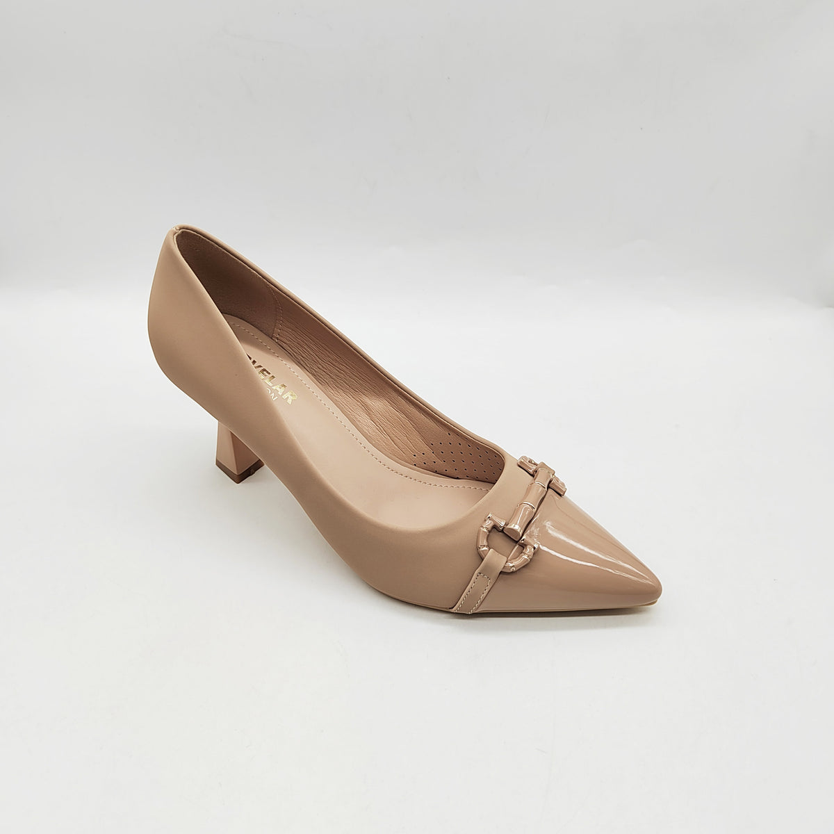 Exquisite Leather Belt-buckle Peep-toe Stiletto Pumps