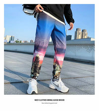 Trendy Gradient Color Trousers