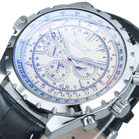 Casual Hollow Multi-function Mechanical Watch