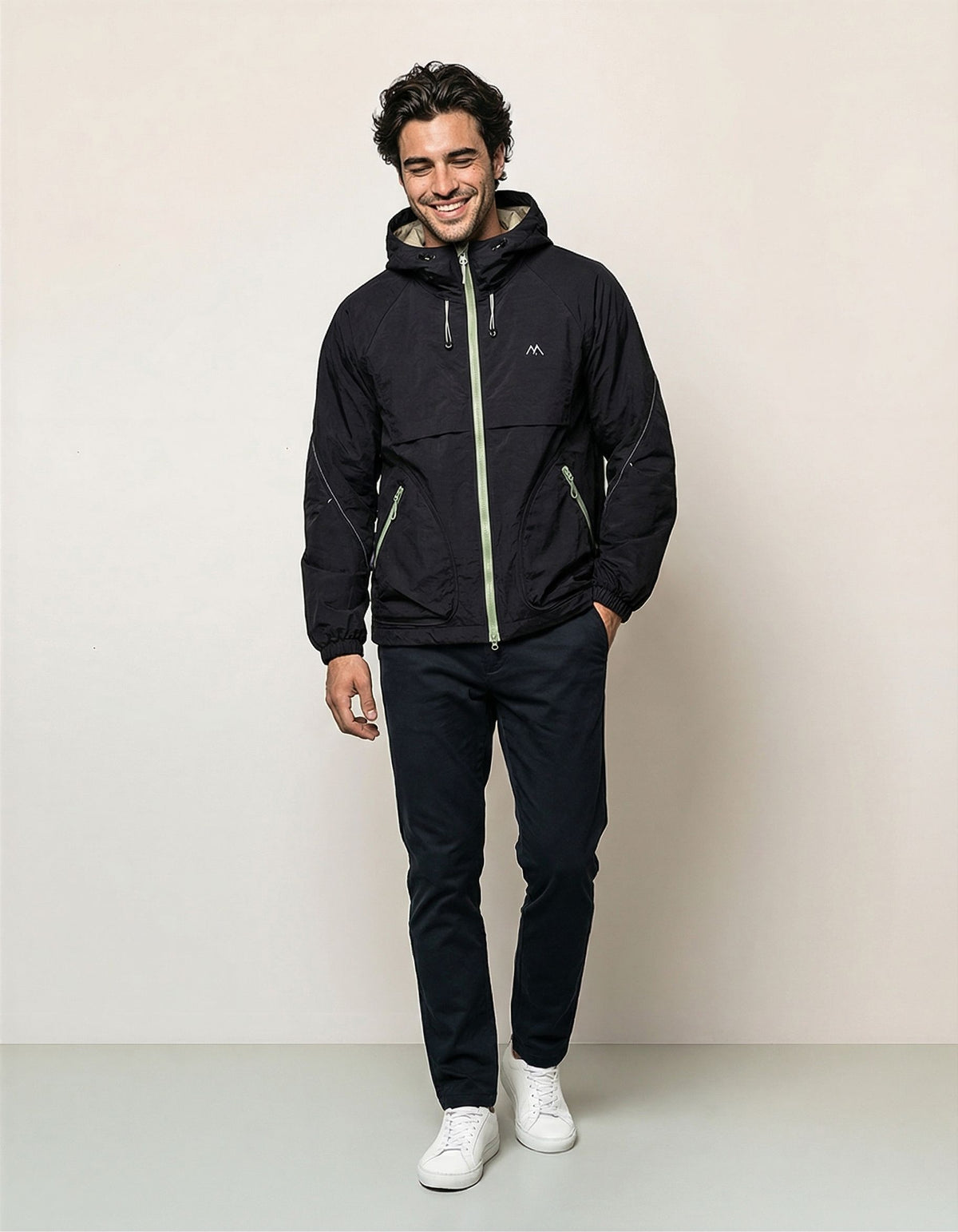 Mountain-style Quilted Hooded Jacket