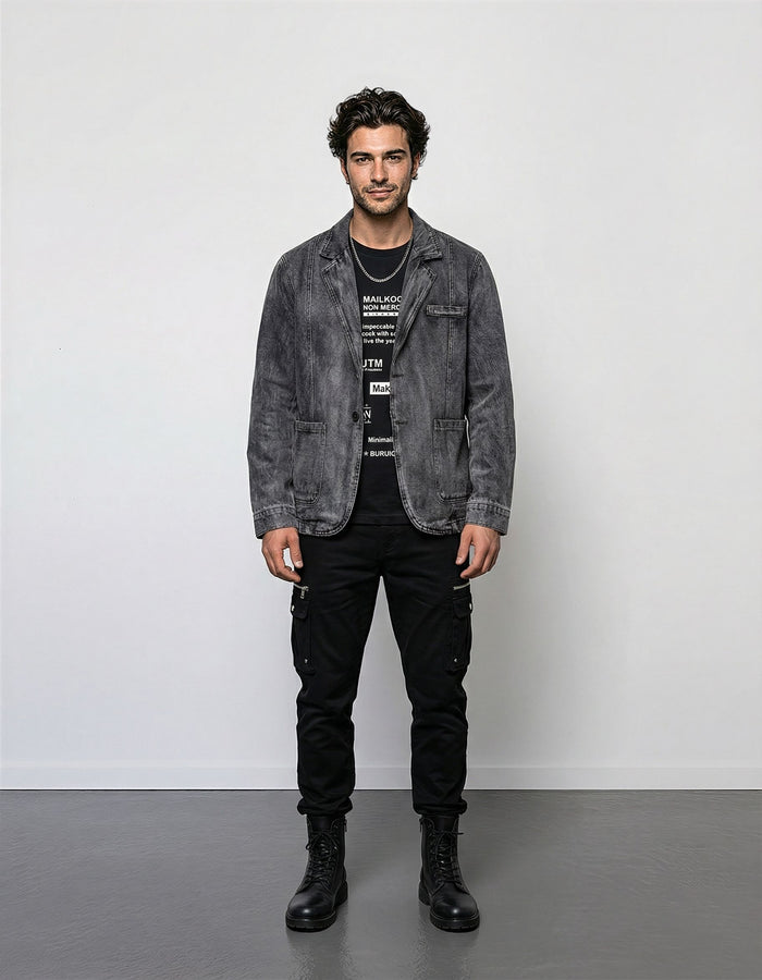 Retro Denim Jacket Loose And Casual