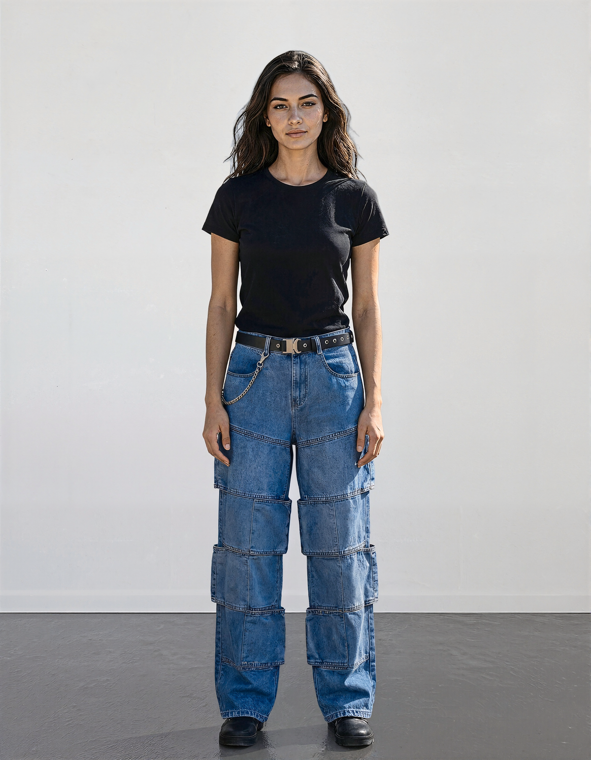 Personality Ripped Straight Jeans