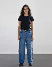 Personality Ripped Straight Jeans