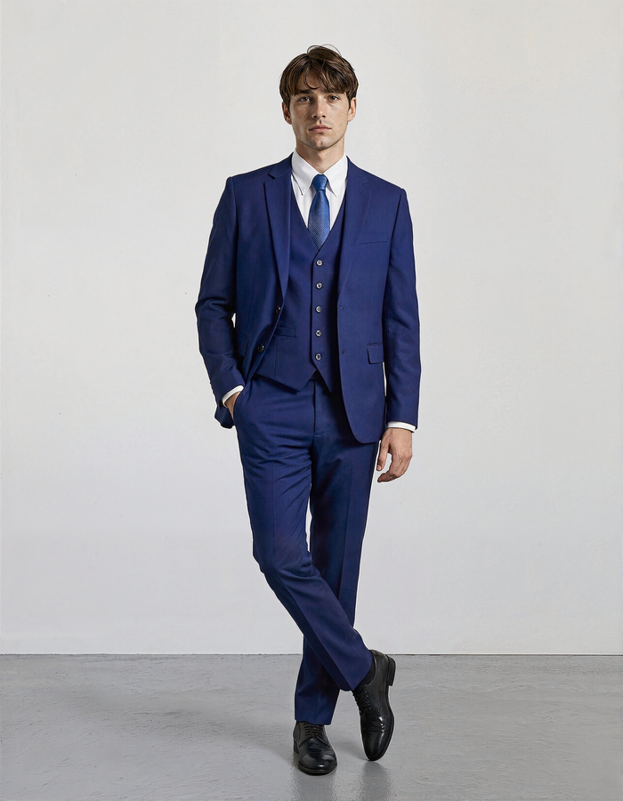 Single Row Buckle Suit